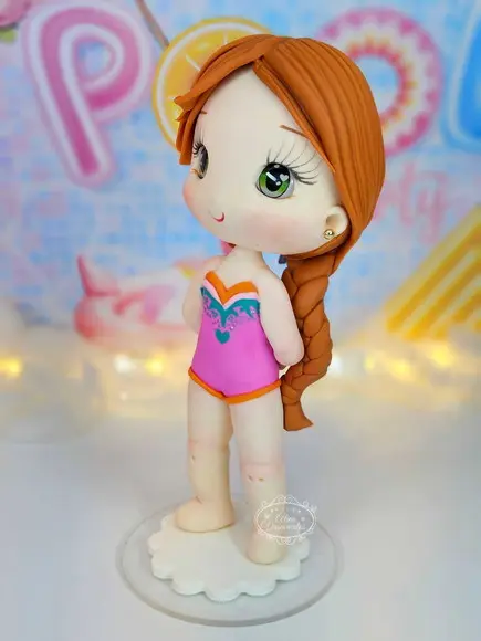 Peça Decorativa Anna (frozen) Pool Party Biscuit