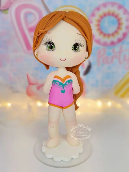 Peça Decorativa Anna (frozen) Pool Party Biscuit