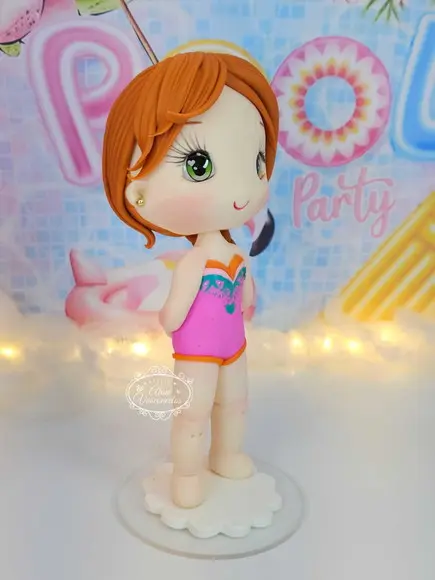 Peça Decorativa Anna (frozen) Pool Party Biscuit