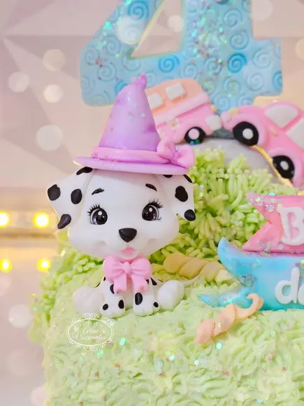 Topo de Bolo Carnaval Personalizado em Biscuit