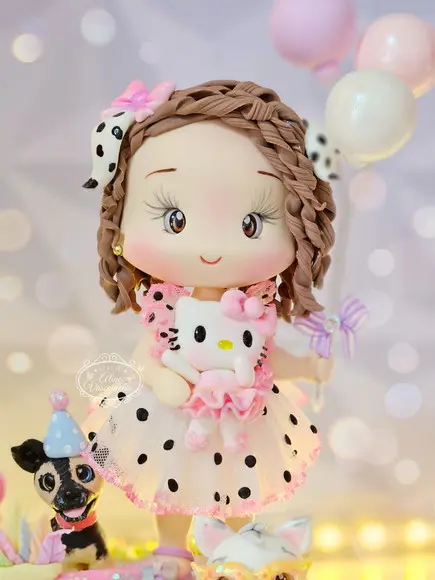 Topo de Bolo Carnaval Personalizado em Biscuit