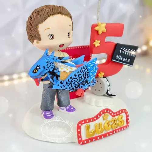 Topo de Bolo Cinema Personalizado (filme Avatar Fogo e Cinza