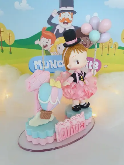 Topo de Bolo Mundo Bita Personalizado em Biscuit