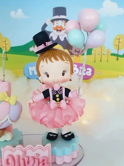 Topo de Bolo Mundo Bita Personalizado em Biscuit