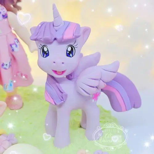 Topo de Bolo My Little Poney Personalizado em Biscuit