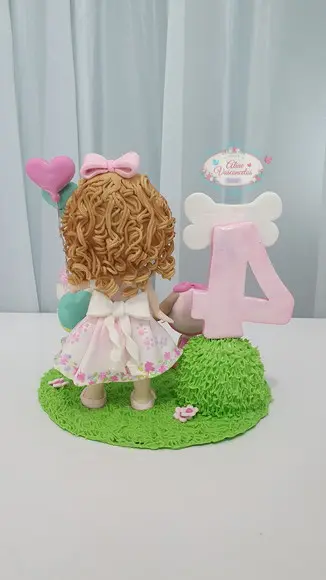 Topo de Bolo Patrulha Canina Personalizado em Biscuit