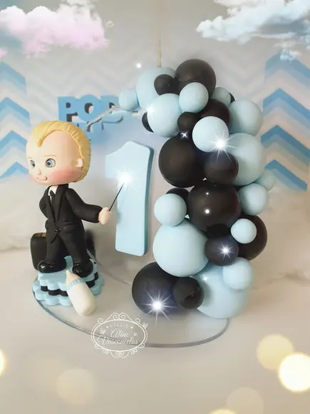Topo de Bolo Poderoso Chefinho Personalizado em Biscuit