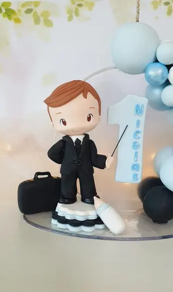 Topo de Bolo Poderoso Chefinho Personalizado em Biscuit
