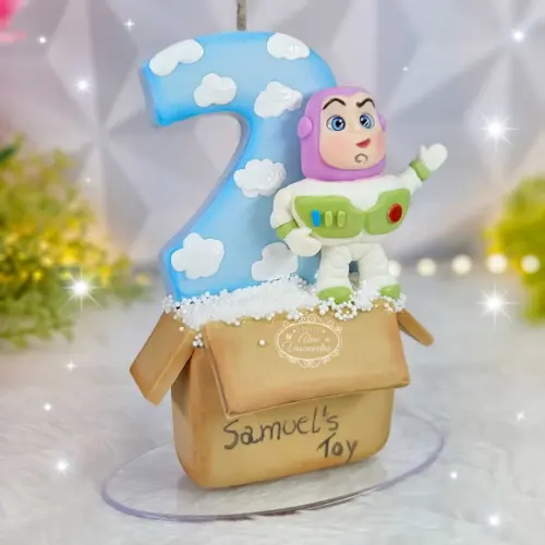 Vela de Aniversário Buzz Lightyear Toy Story(pronta Entrega)