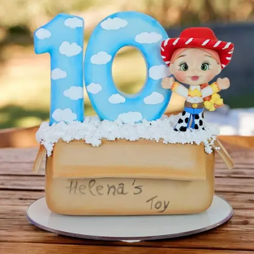 Vela de Aniversário Toy Story em Biscuit