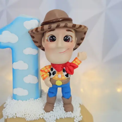 Vela de Aniversáriotoy Story em Biscuit