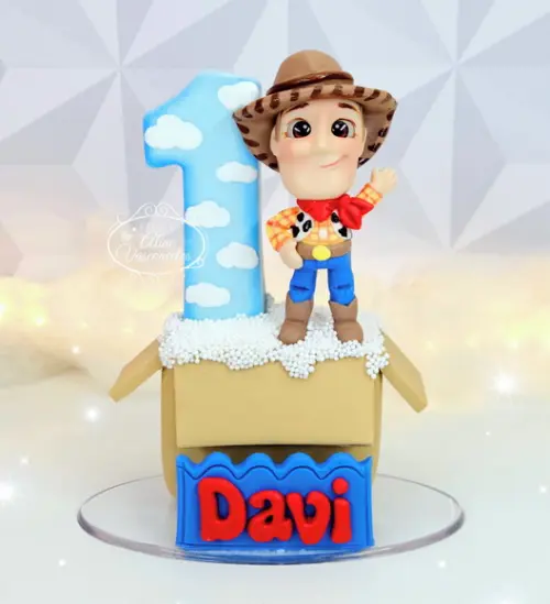 Vela de Aniversáriotoy Story em Biscuit