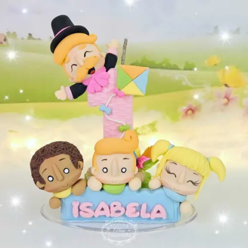 Vela Turma do Bita em Biscuit