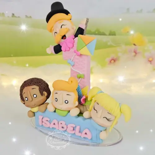 Vela Turma do Bita em Biscuit