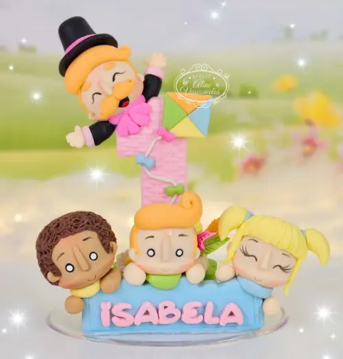 Vela Turma do Bita em Biscuit