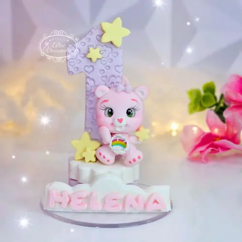 Vela Ursinho Carinhoso em Biscuit