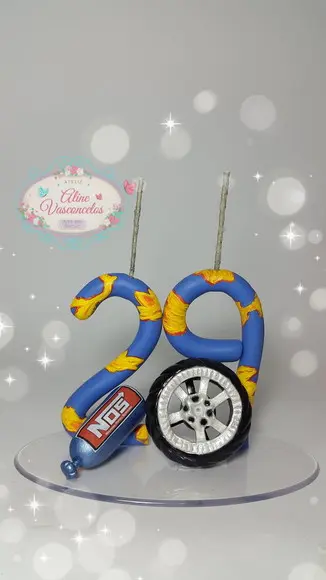 Vela Velozes e Furiosos em Biscuit