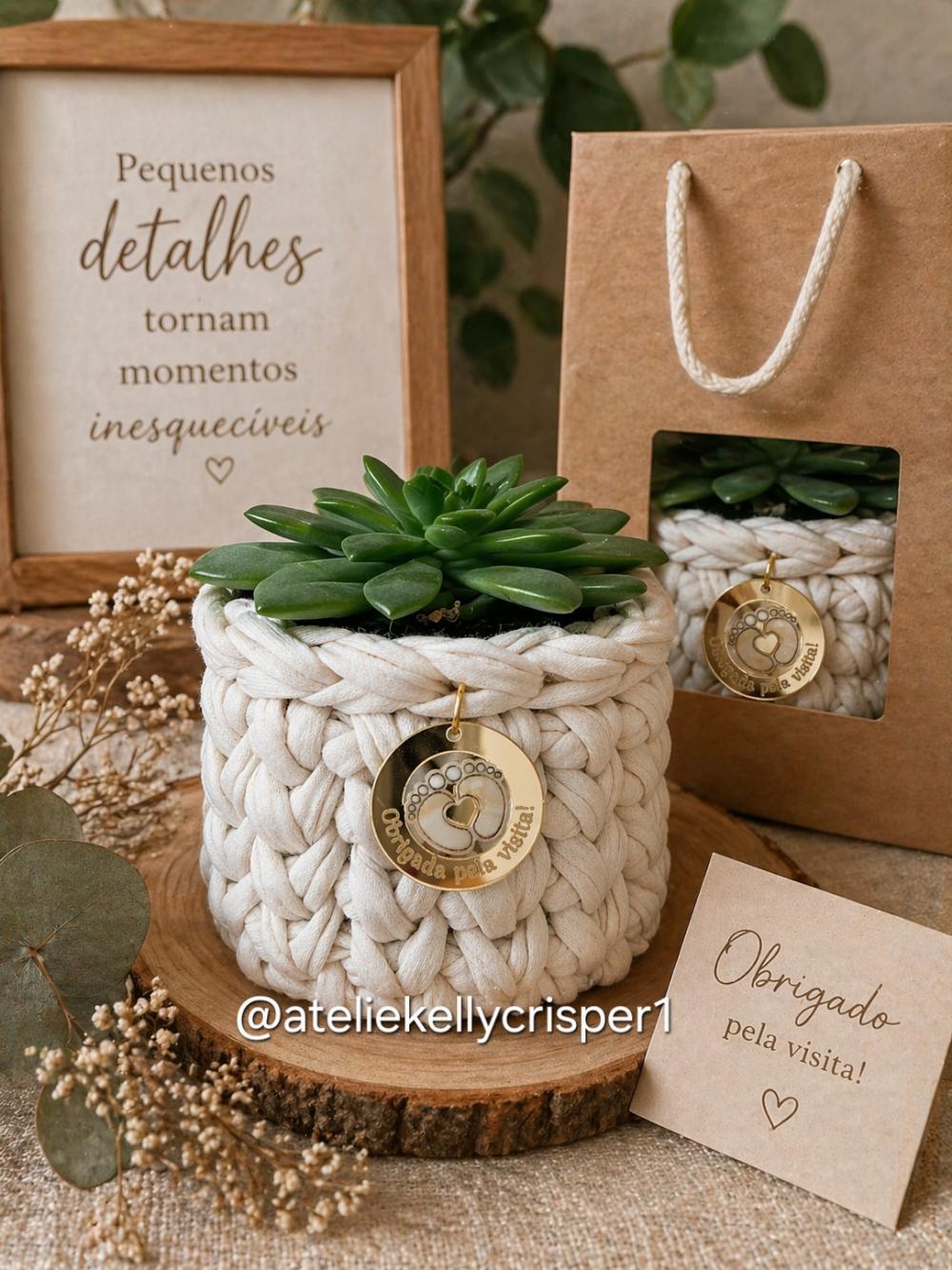 Mini cachepot lembrancinha personalizada
