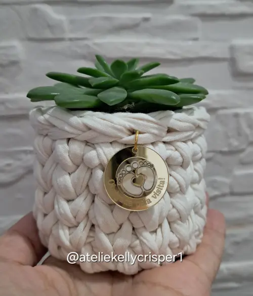 Mini cachepot lembrancinha personalizada