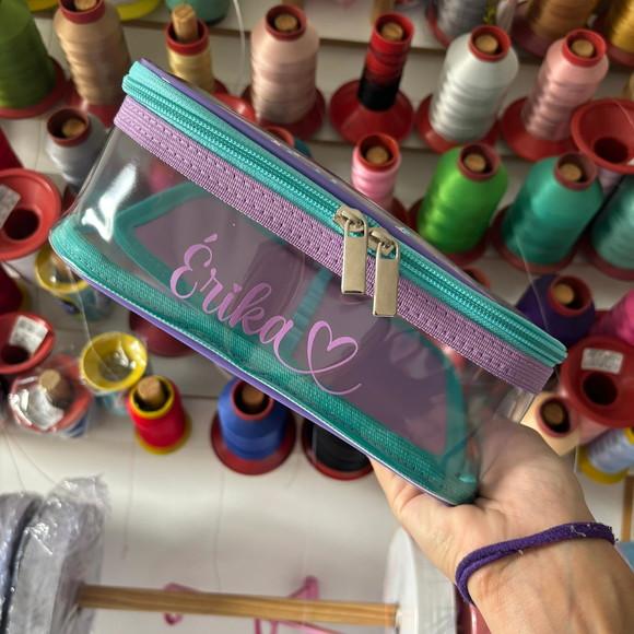 Estojo Cem Pens com Aba Plastico Personalizado