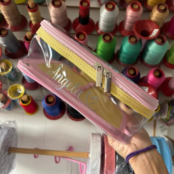 Estojo Cem Pens com Aba Plastico Personalizado
