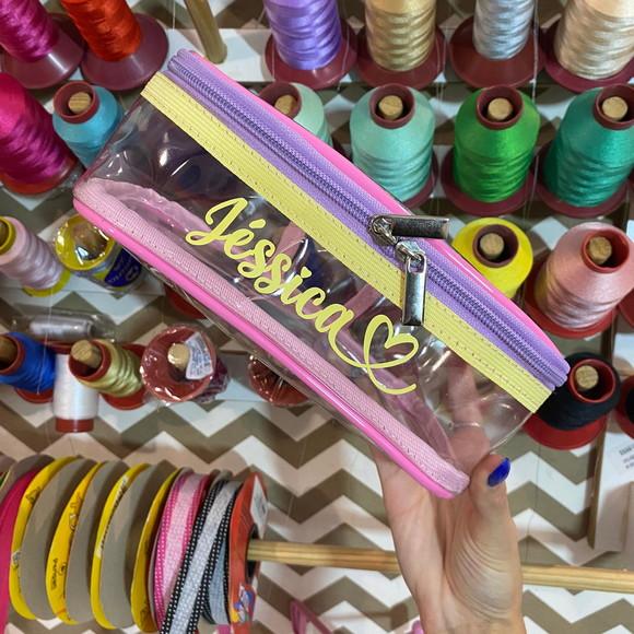 Estojo Modelo Cem Pens Plastico Personalizado
