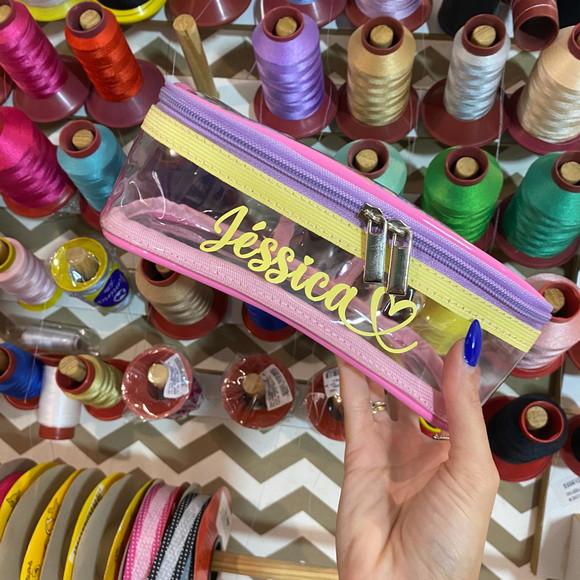 Estojo Modelo Cem Pens Plastico Personalizado