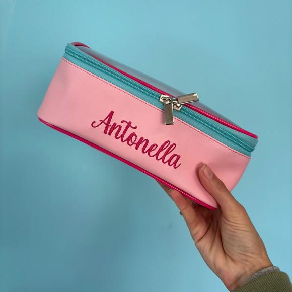 Kit Maleta m + Necessaire / Estojo com Transparência