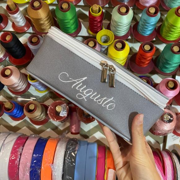 Kit Maleta m + Necessaire / Estojo com Transparência