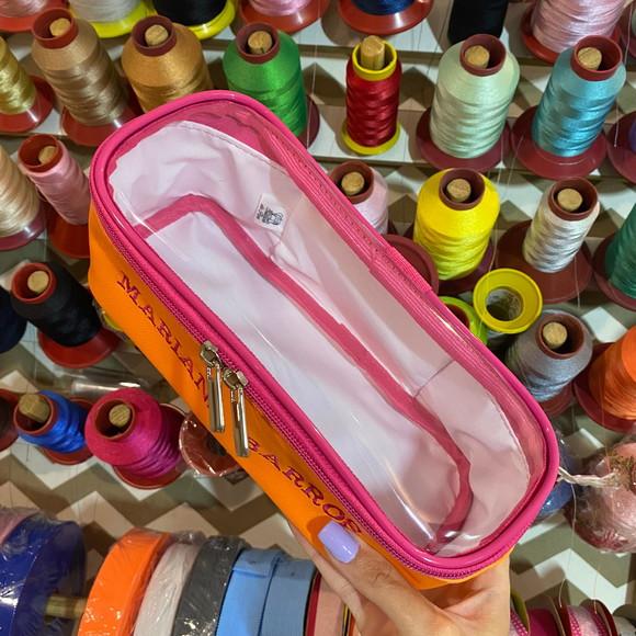 Kit Maleta m + Necessaire / Estojo com Transparência