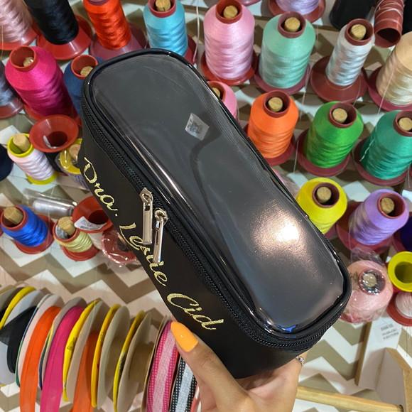 Kit Maleta m + Necessaire / Estojo com Transparência