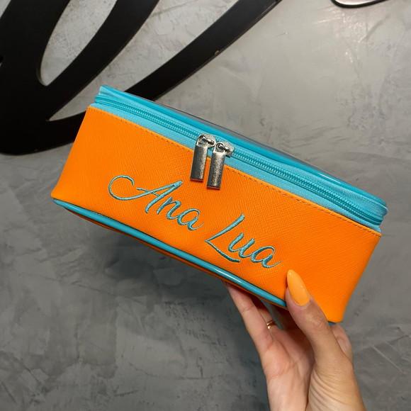 Kit Maleta m + Necessaire / Estojo com Transparência