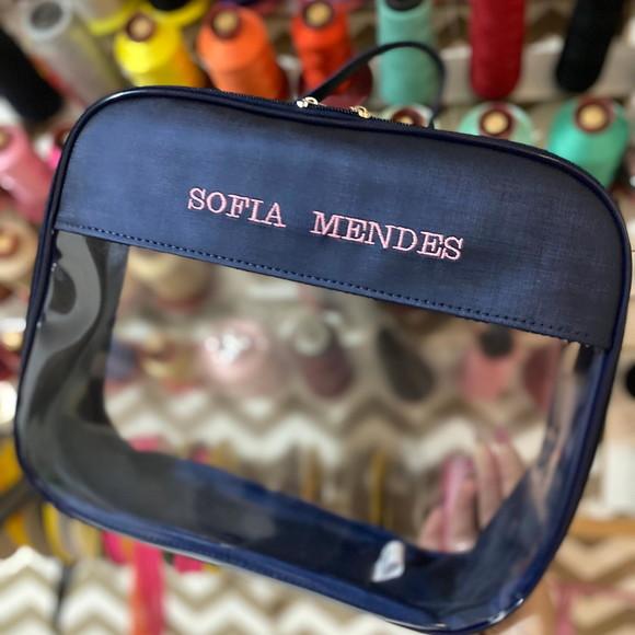 Maleta G / Necessaire Com Transparência