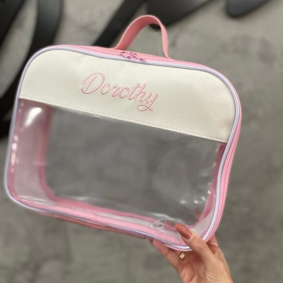 Maleta G / Necessaire Com Transparência