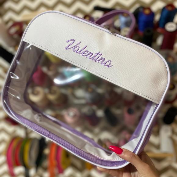 Maleta G / Necessaire Com Transparência