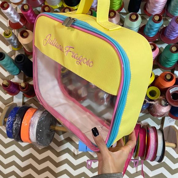 Maleta G Necessaire com Transparência + Necessaire m