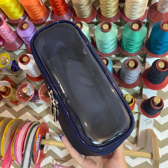 Maleta m + Necessaire / Estojo com Transparência