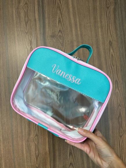 Maleta m Necessaire com Transparência