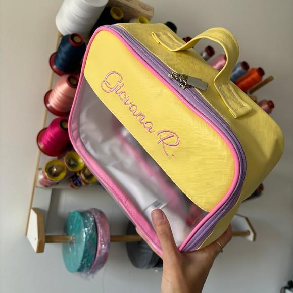 Maleta m Necessaire com Transparência