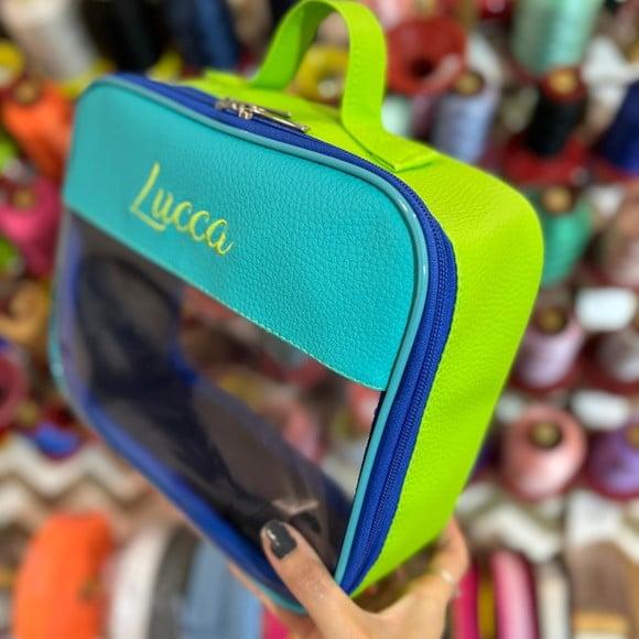Maleta m Necessaire com Transparência