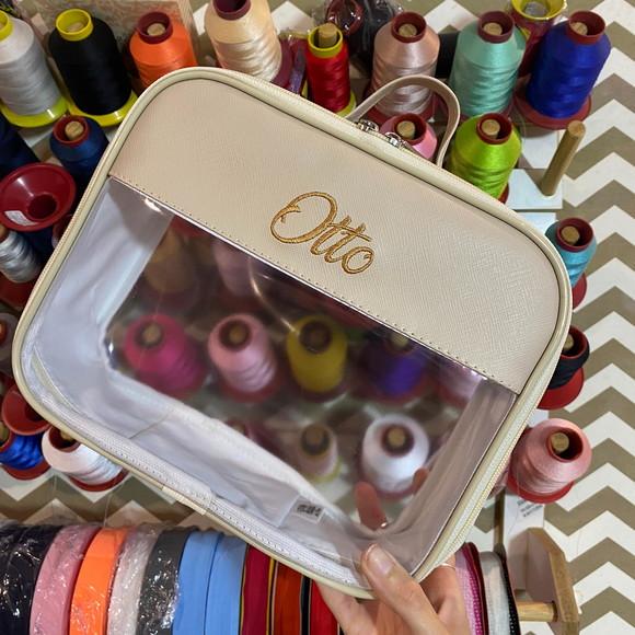 Maleta m Necessaire com Transparência