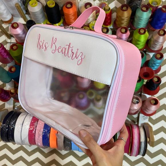 Maleta m Necessaire com Transparência