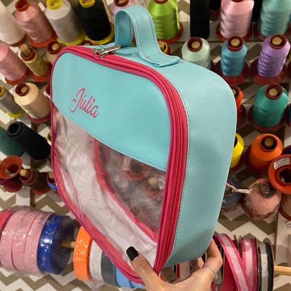 Maleta m Necessaire com Transparência