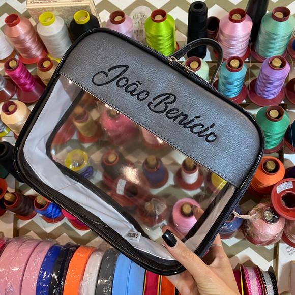 Maleta m Necessaire com Transparência