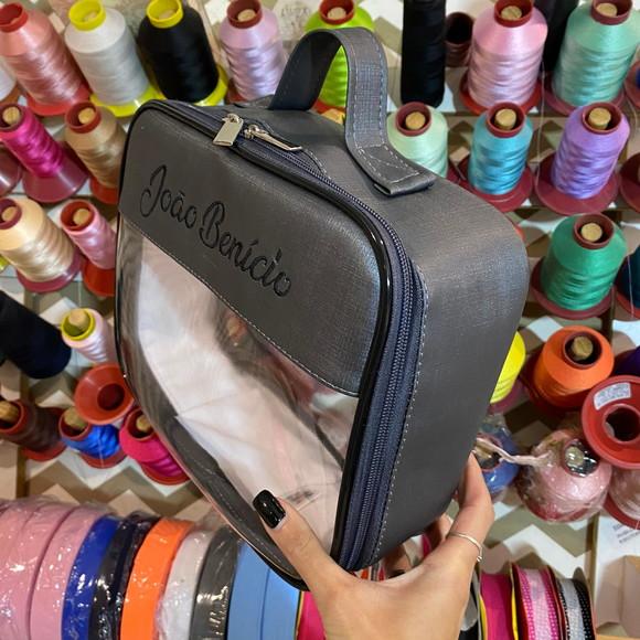 Maleta m Necessaire com Transparência