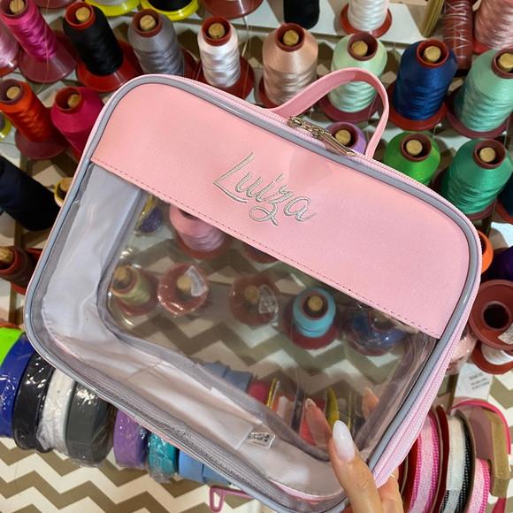Maleta m Necessaire com Transparência