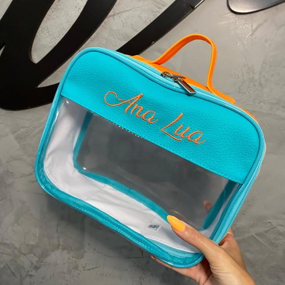 Maleta m Necessaire com Transparência