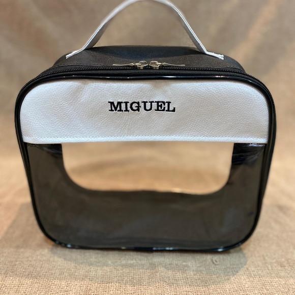 Maleta M necessaire com transparência