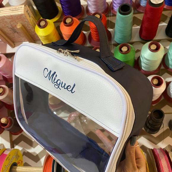 Maleta M necessaire com transparência
