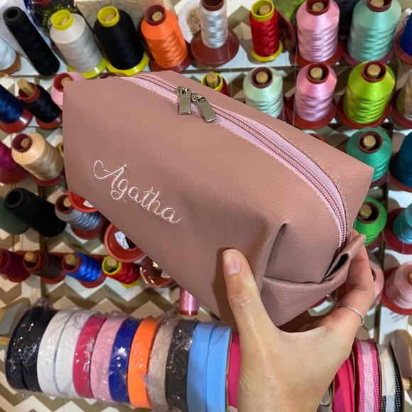 Maleta m Necessaire com Transparência + Necessaire m